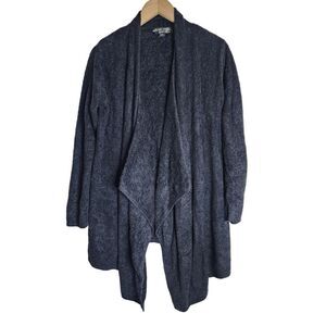 Barefoot Dreams Cardigan Sweater‎ Women's S / M Bamboo Chic Lite Soft Black